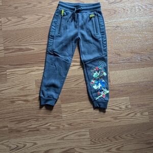 Grey Sonic The Hedgehog Joggers